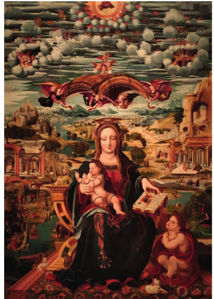 Fig. 1. Joan de Borgonya, Virgin with Child and Saint John, 1515-1525, Barce- lona, Museu Nacional d’Art de Catalunya, inv. 005690-000 (© Photo authors) 