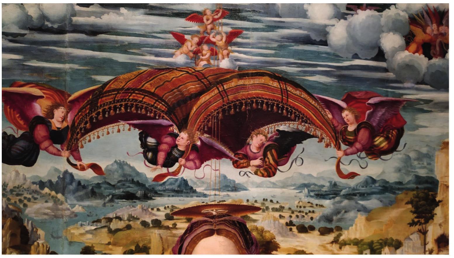 Fig. 4. Joan de Borgonya, Virgin with Child and Saint John, 1515-1525, Barcelona, Museu Nacional d’Art de Catalunya, inv. 005690-000, Detail (© Photo authors) 