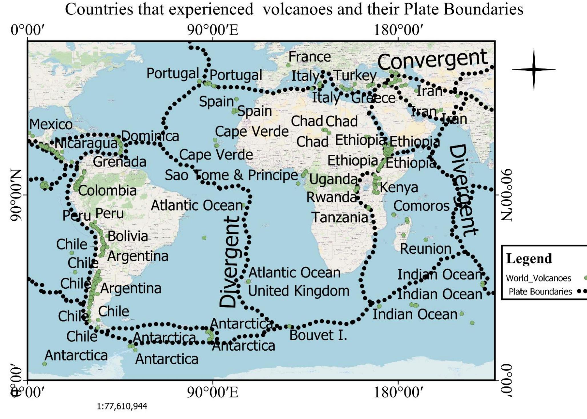 (PDF) Examine the Global Distribution Patterns of volcanoes and ...