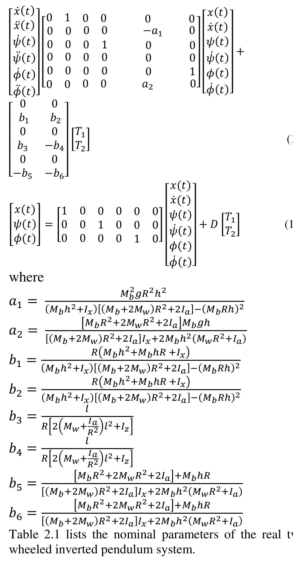 (PDF) Full State Feedback 𝐇𝟐 and H-infinity Controllers Design for a ...