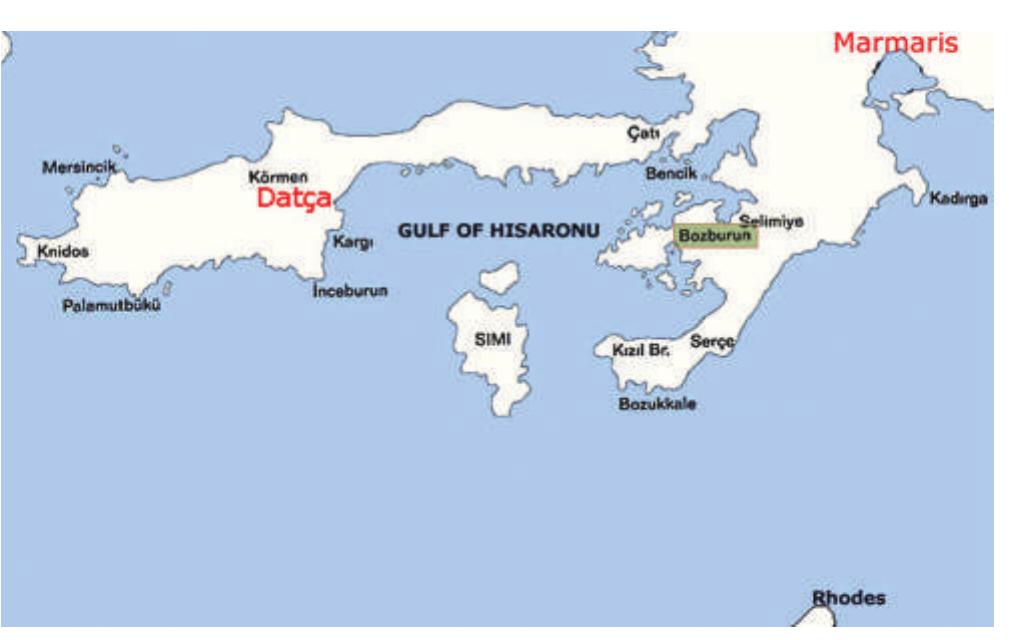 Fig. 17.1: The Tracheia Peninsula (A. Katsioti & N. Mastrochristos). 