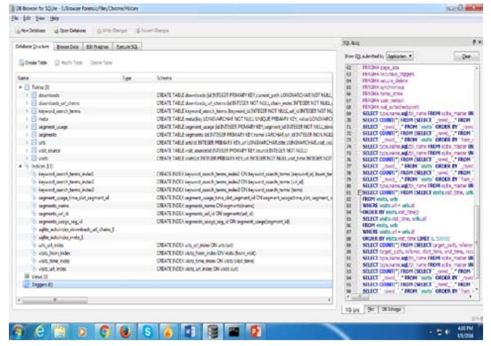 2 database schema and plot (graph) view of downloads