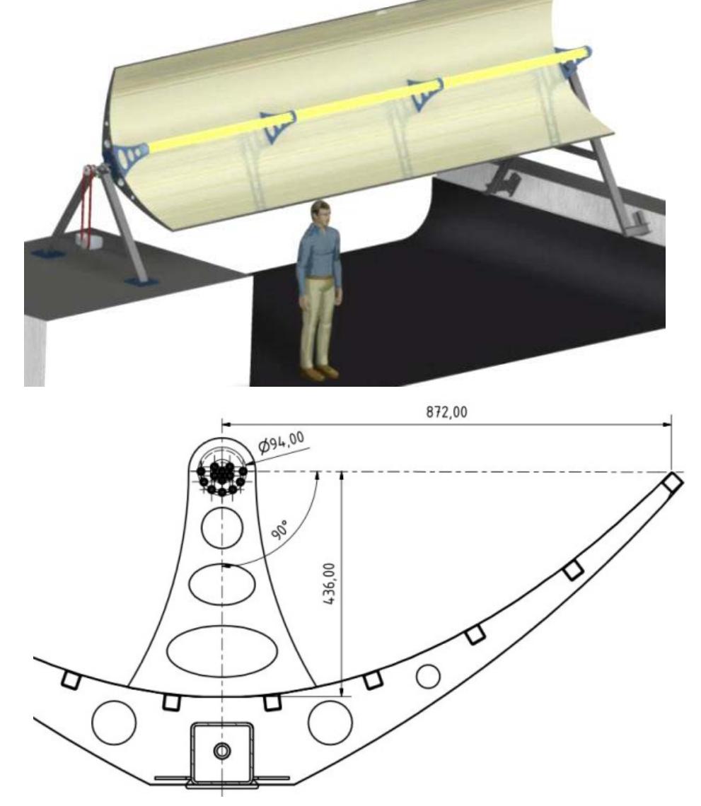 Main Collector Rope Guard (PDF) The performance measurement of the parabolic trough solar collector
