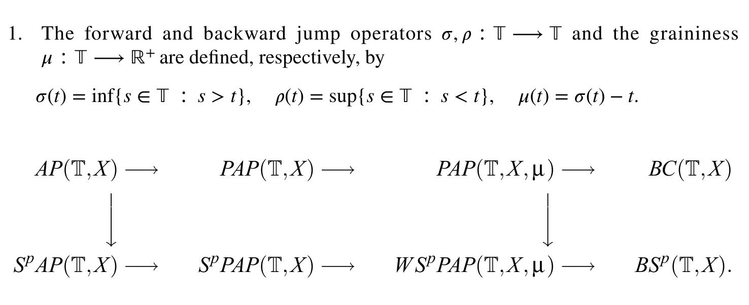 (PDF) Weighted Stepanov-Like Pseudo Almost Periodicity on Time Scales ...