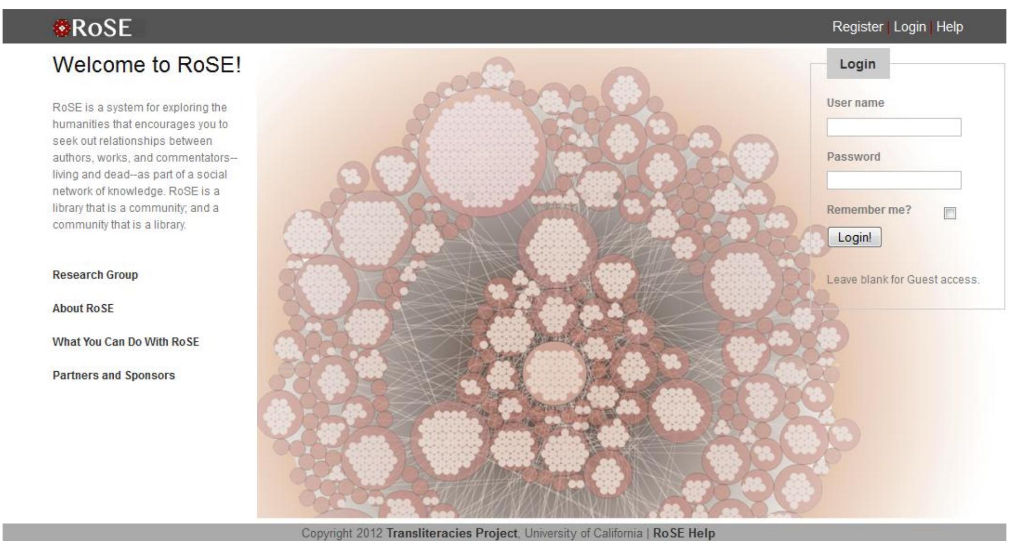 Rose Program Application Sample Figure 8 - from RoSE Research-oriented Social Environment: