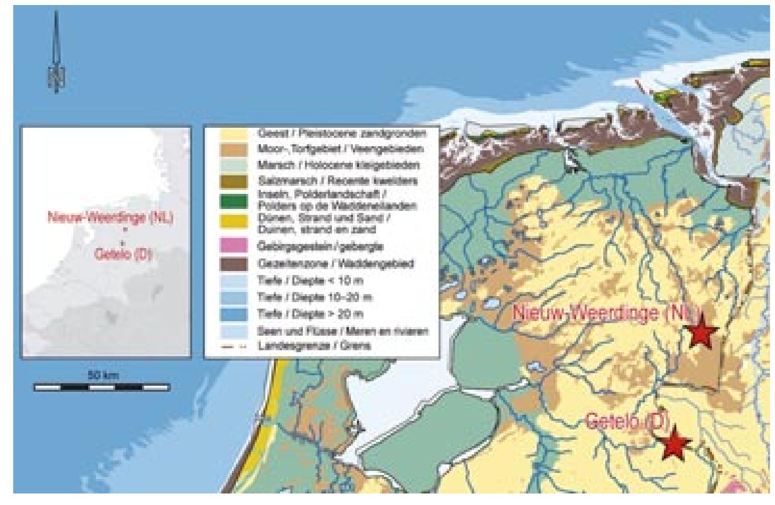 The village of Nieuw-Weerdinge (municipality of Emmen, Drenthe, the Netherlands) was built in 1872 and is situated along the Weerdingerkanaal against the edge oft the Hondsrug (a sand/boulder clay ridge). It owes its existence to extensive peat- reclamations and the Weerdingerkanaal was intensively used for the transport of peat towards the Hunze valley in the province of Groningen. Over time the larger peat extraction companies slowly moved their excavations to South Eastern Drenthe, and by the end of the First World War commercial exploitation was largely ceasec (albeit that peat-cutting for private usage persisted well into the 20th century). 