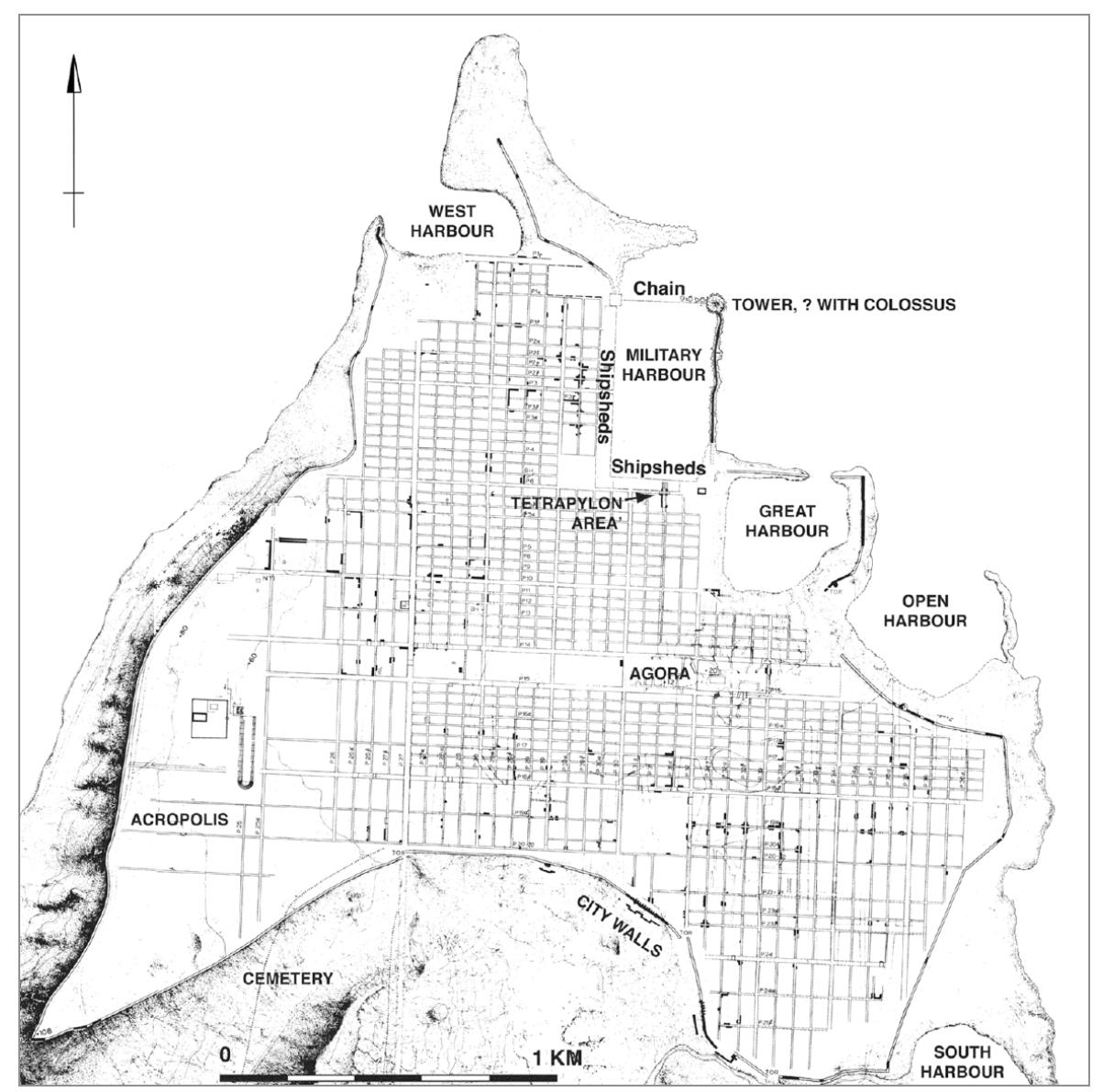 PDF) Bartoccini and the Excavation of the Ancient Shipsheds at Rhodes, image size:1203x1191
