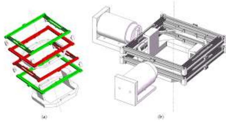Flexure mechanism with actuator the accuracy of positioning