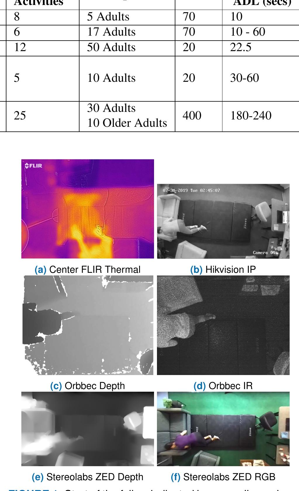 Figure 5 - Multi Visual Modality Fall Detection Dataset
