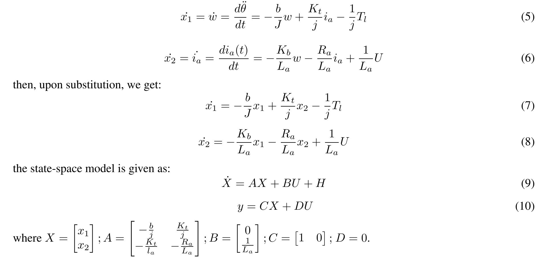 Figure 2 - from A tracking control design for a DC motor