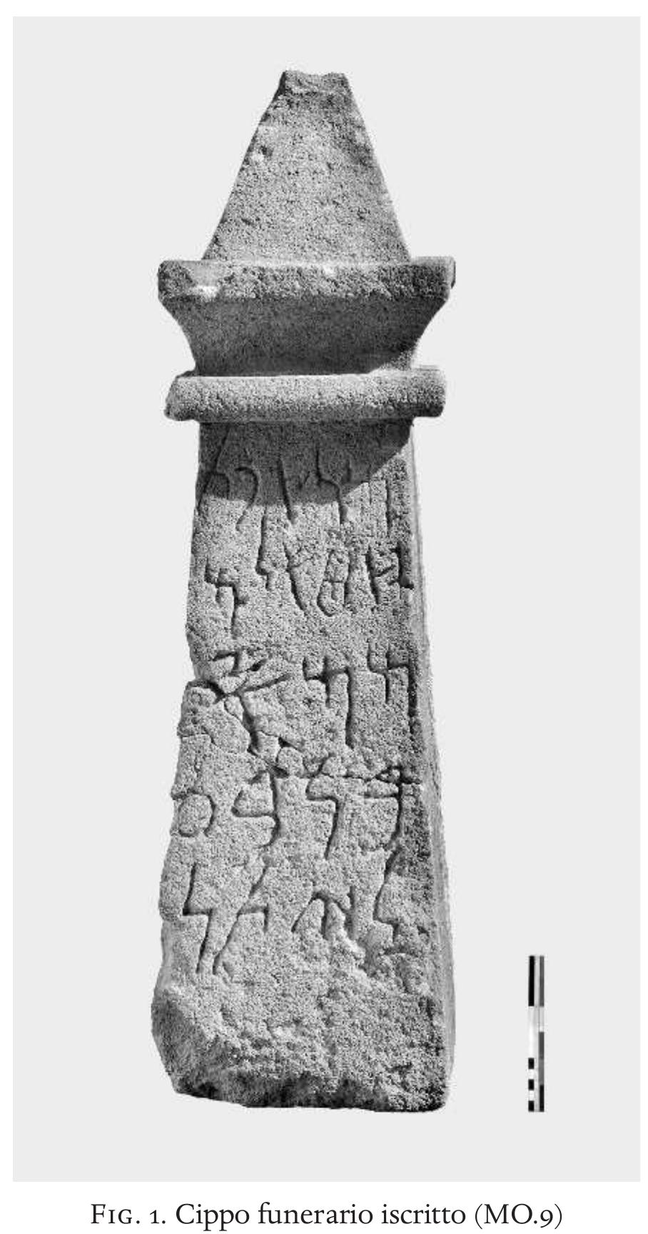 PDF Una nuova iscrizione punica su un cippo funerario da Mozia  