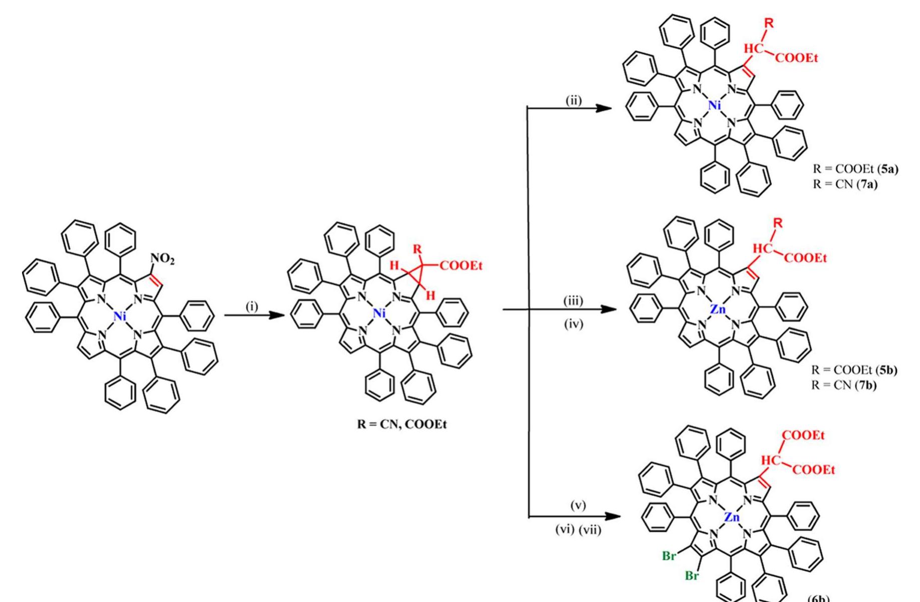 Ortep diagrams (top and side views) of (a) nitppbr,ch-