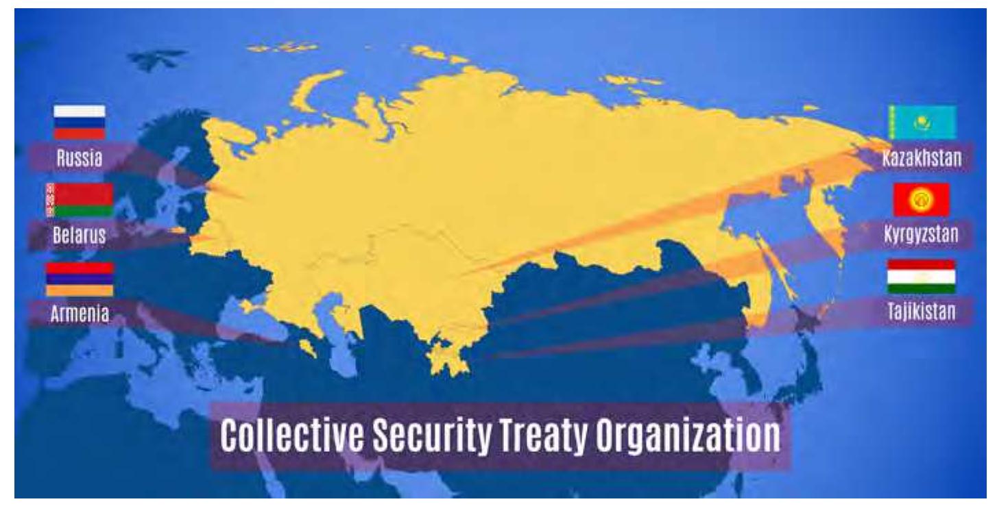 China has taken part in ten joint exercises in Central Asia between 2002-19, through which its security forces certainly gained operational experience.*° The SCO (Shanghai Cooperation Organization) started as a security organisation primarily managing arms control, but over time evolved into a mechanism to conduct counterinsurgency drills and large-scale conventional warfare games. There are also the Russia- led CSTO (Collective Security Treaty Organization), a military alliance  Regional Security and Military Mechanisms - Shanghai Cooperation Organization and Collective Security Treaty Organization 