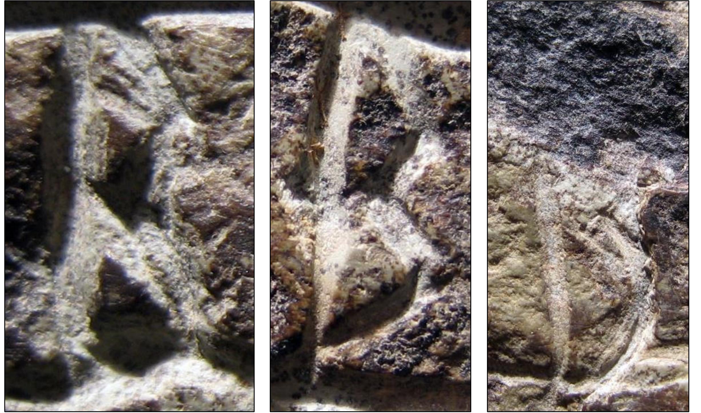 ‘igure 84. close in images of the r rune constructs for the