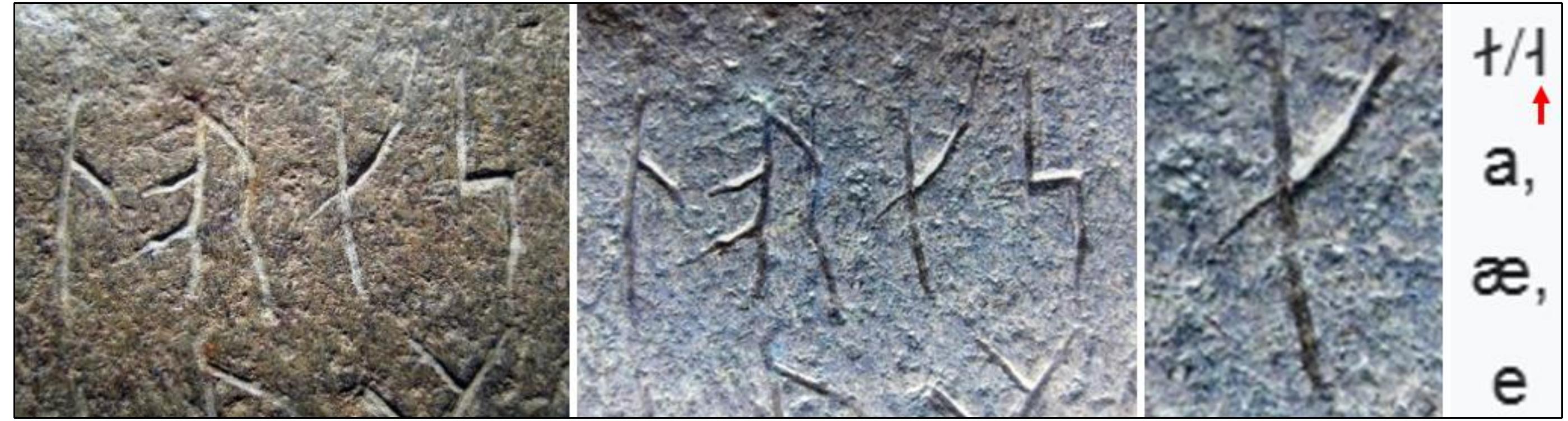 Figure 102. The Norsefolk Stone (SP2) and noregs. Photo credit: Scott Wolter. 