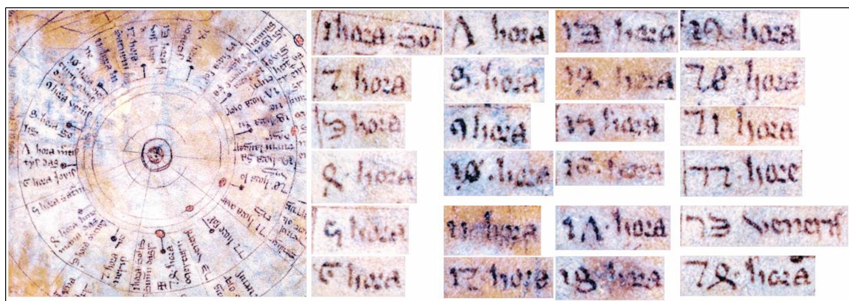 Figure 166. GKS 1812, 4to; folio 7r. This manuscript is available via the Internet at: https://handrit.is/manuscript/view/is/GKS04-1812/13?iabr=on#page/6v/mode/2up. The snippet images were sourced from a 23 MB high-resolution image provided to the author by the Arni Magnusson Institute for Icelandic Studies, Reykjavik. Anthony Greb subsequently re-worked the snippet image for improved definition.   Figure 167. GKS 1812, 4to; folio 7r. Source: Arni Magnisson Institute for Icelandic Studies, Reykjavik (snippets from a 23 MB high-resolution image). 