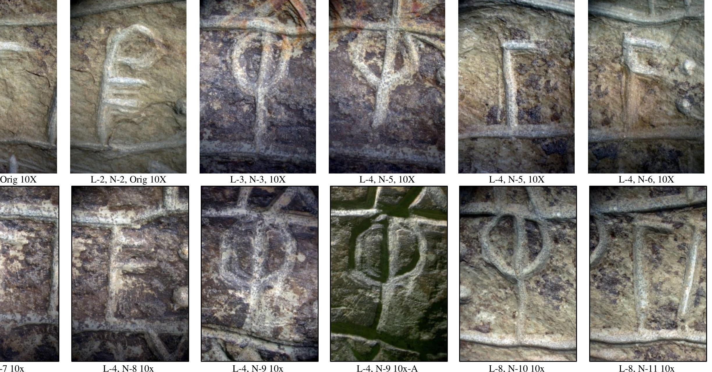 Figure 168. Pentadic numbers on the Inscription Stone (SP3). Photo credits: Scott Wolter. 