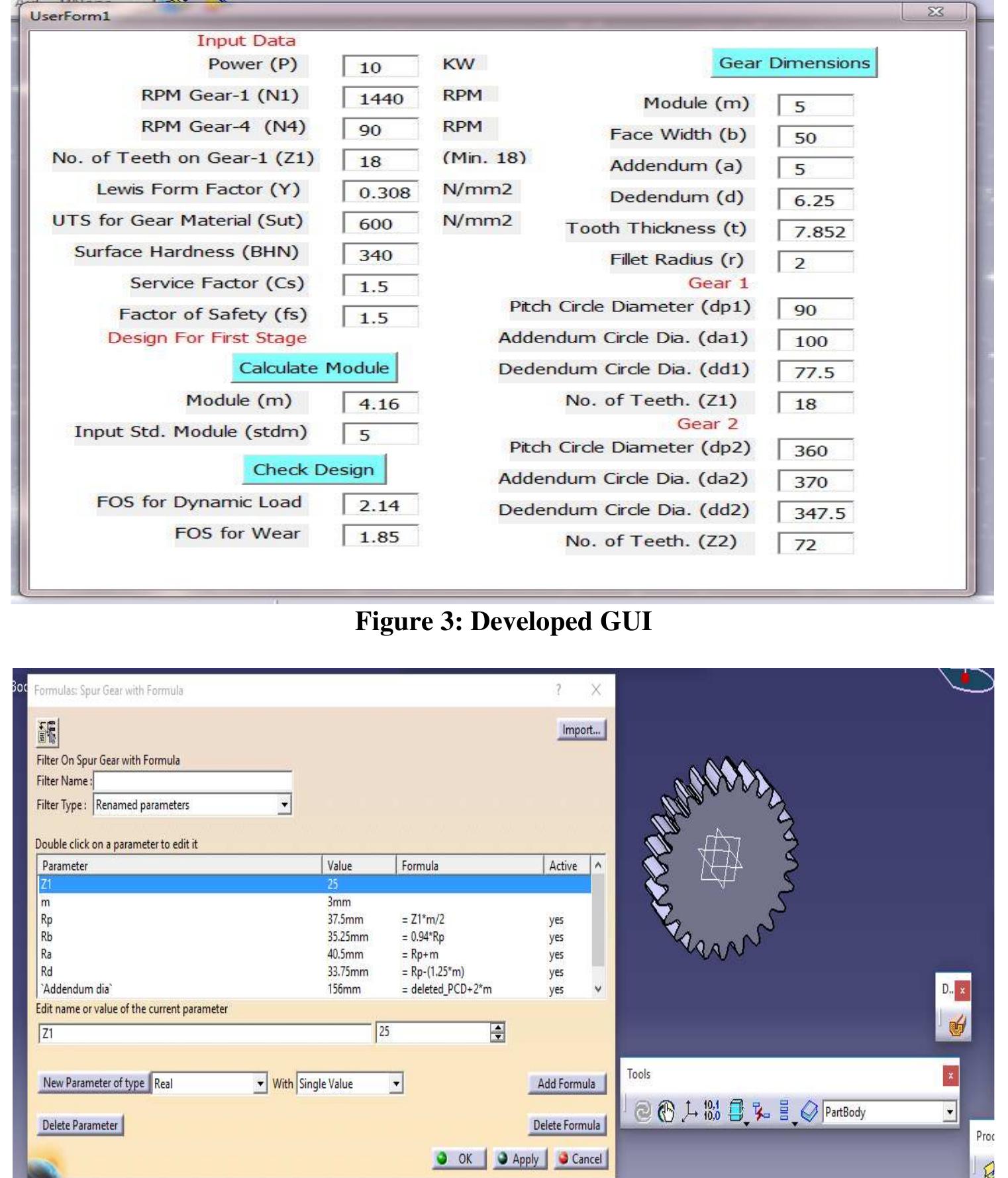 Figure 2 - Catia customization for Design and Modeling of