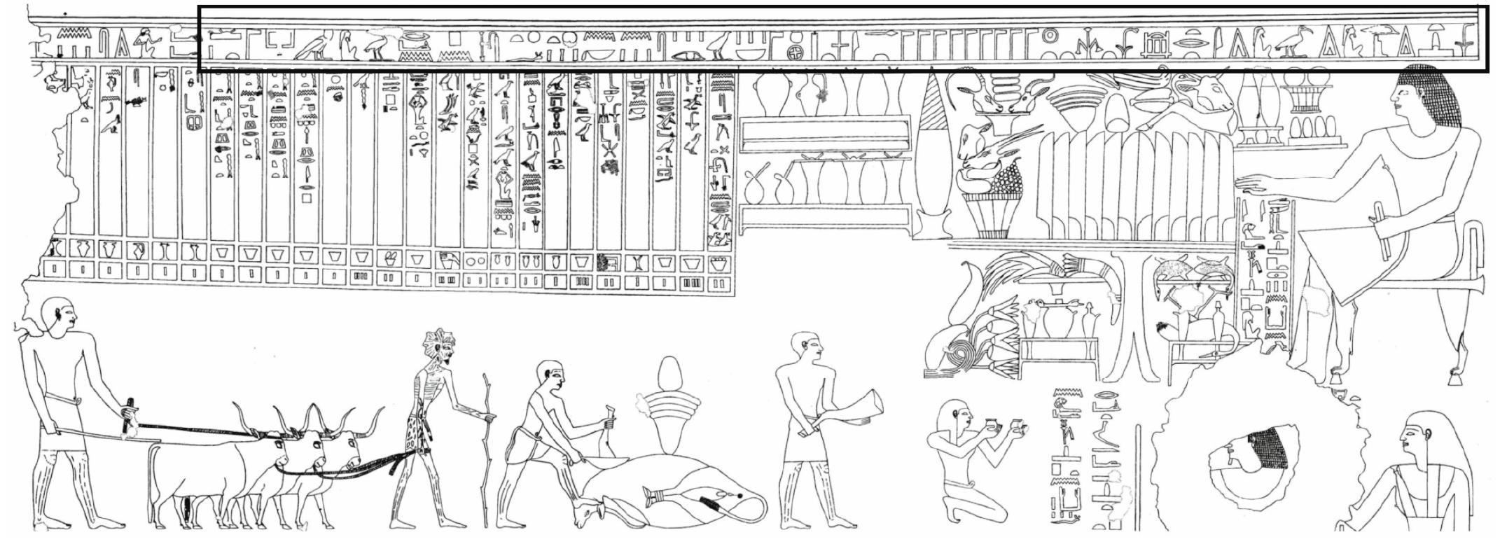 Offering Formula Offering scene in the tomb of ukhhotep son of senbi (meir