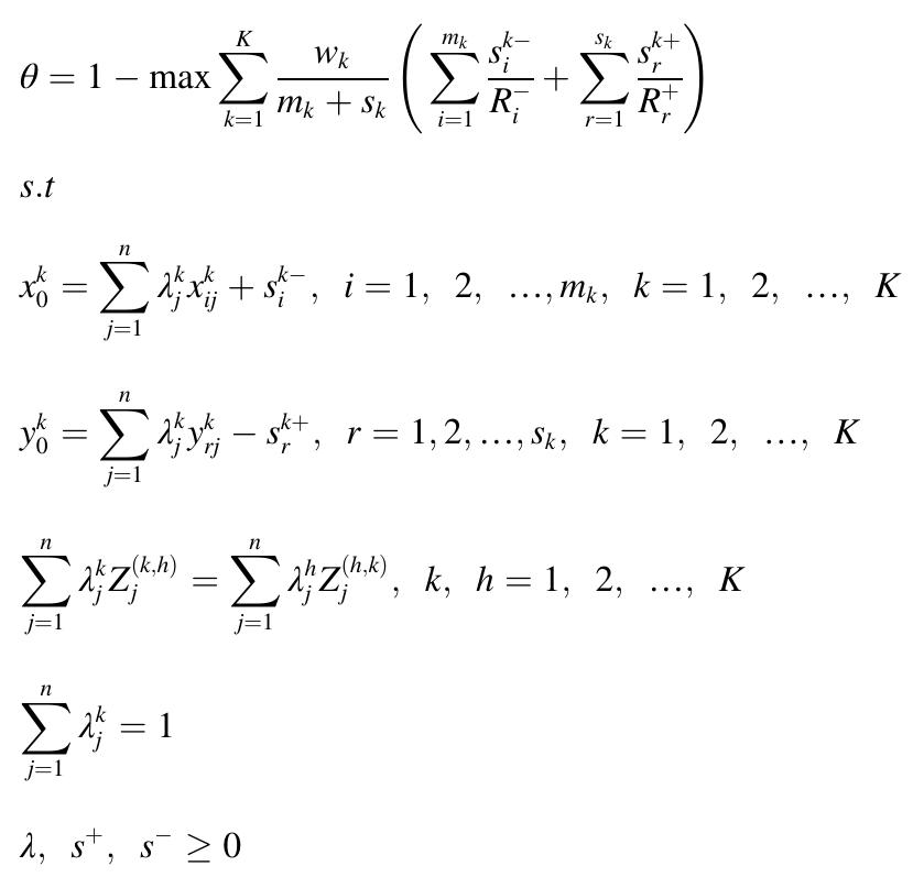 Ith Rth (PDF) A fully fuzzy network DEA-Range Adjusted Measure model for ...