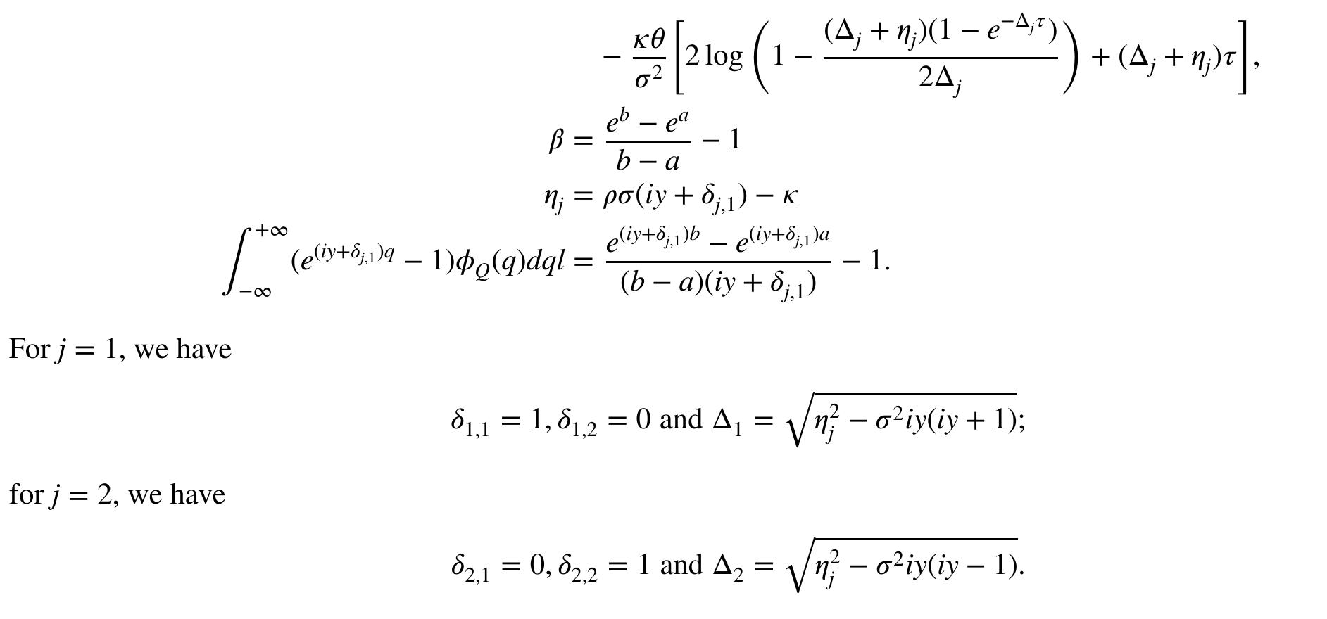 New pricing formula for the Yan Hanson model is (31) with otk) defined in (23), or (33) in terms of @(k).  4.2. Example: a new fractional SVJD model  We want to modify the Bates model from Section 3 by using an approximate fractional Brownian motion in the volatility process. This process has a long memory for Hurst parameter H > 0.5, and for H = 0.5, it turns into a standard Wiener process. Thao [39] defined approximative fractional process as an It6 integral, 