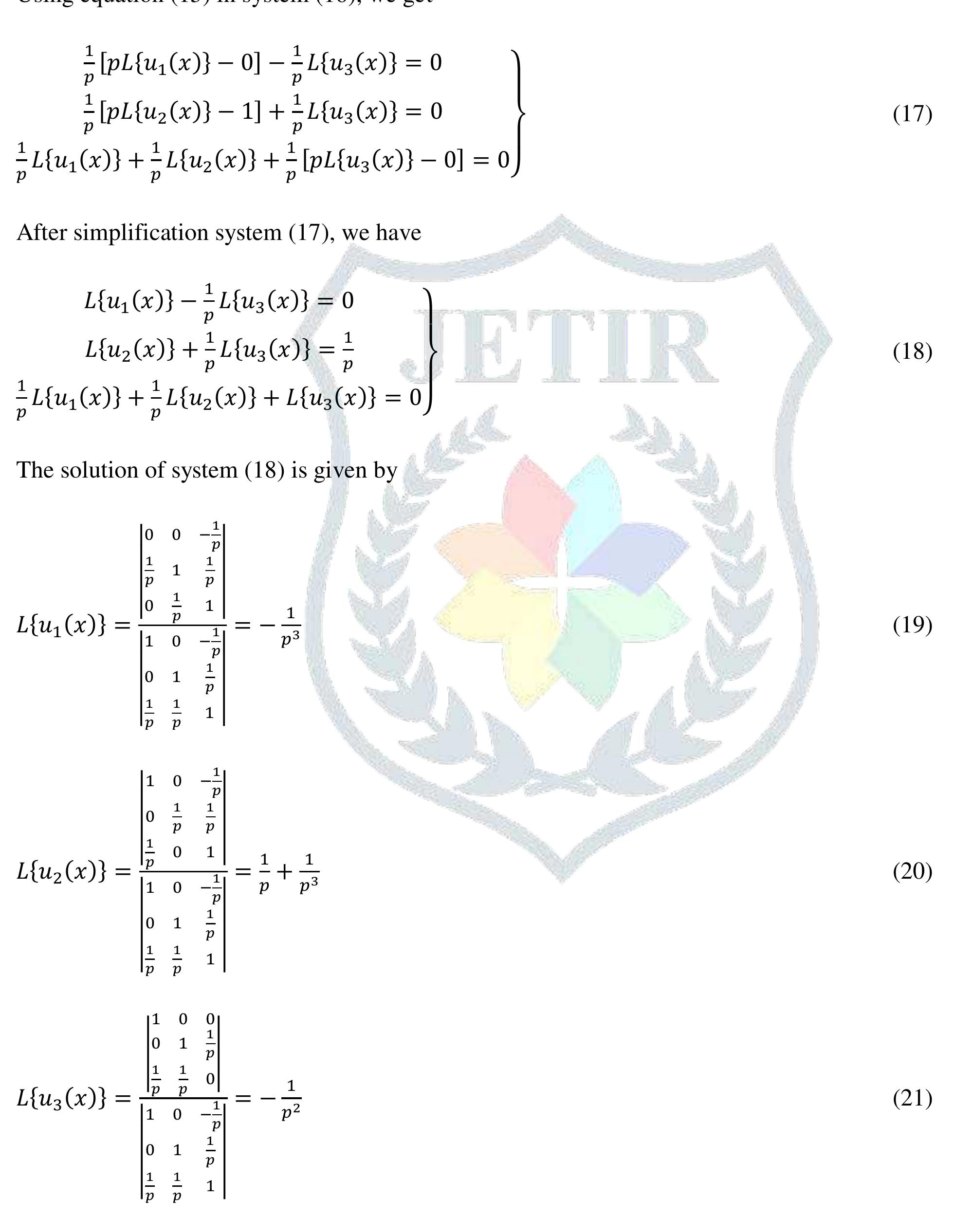 (PDF) Laplace Transform for Solving System of Linear Volterra Integro ...