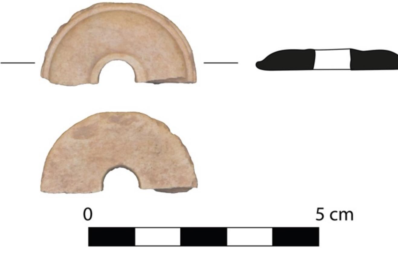Ficure 14.01. Spindle whorl? 2013.90. (Photo: S. Courts.) 