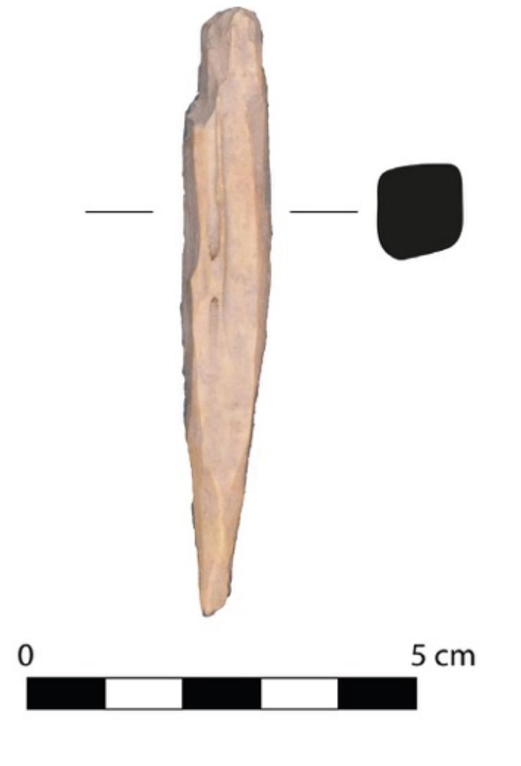 Ficure 14.03: Point, awl or engraver? 2014.1442. (Photo: S. Courts.) 