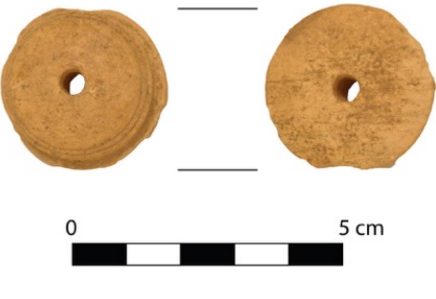 Ficure 14.08. Possible spindle whorl or pyxis/box base 2014.181. (Photo: S. Courts.) 