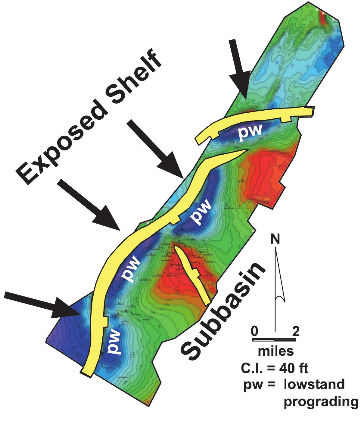 Prograding Sand Figure 15 - Understanding growth-faulted, intraslope