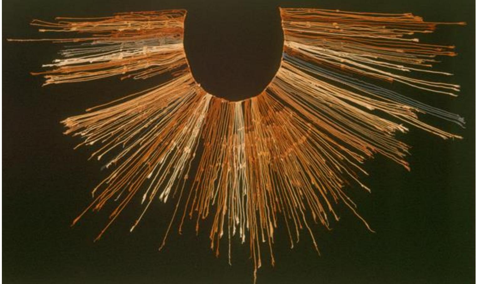 An example of an inca quipu used for recording information