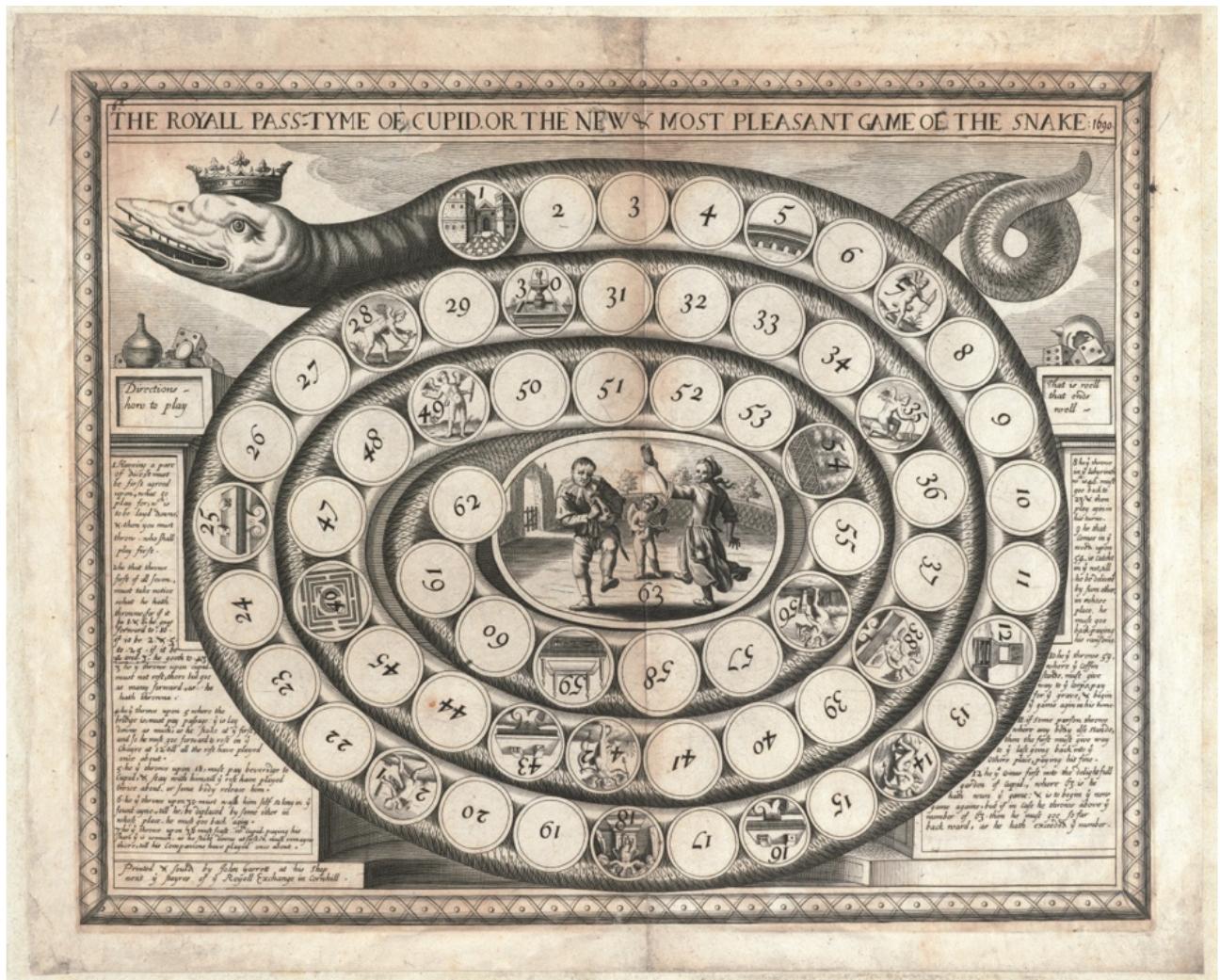 Figure 4: The Royall Pass-time of Cupid by John Garrett: the British prototype. 