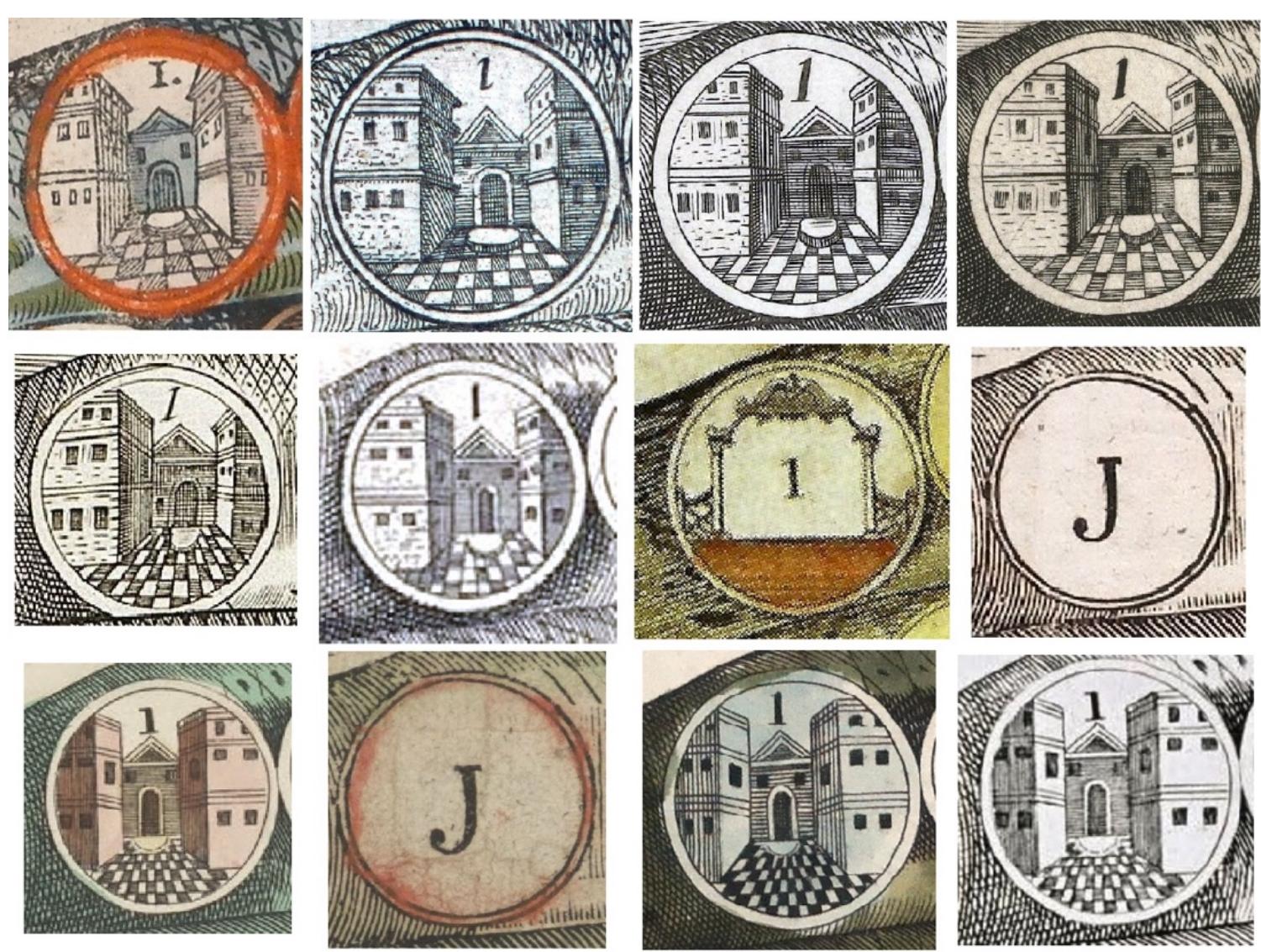 Figure 6: The marker (f) showing the entry space for the twelve games. 