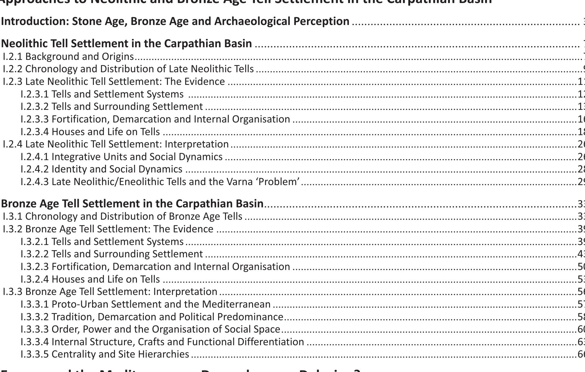 Il.1 ‘Fault Lines’ and the Bronze Age ‘Other’ ...........  Ill. Epilogue  References .. 
