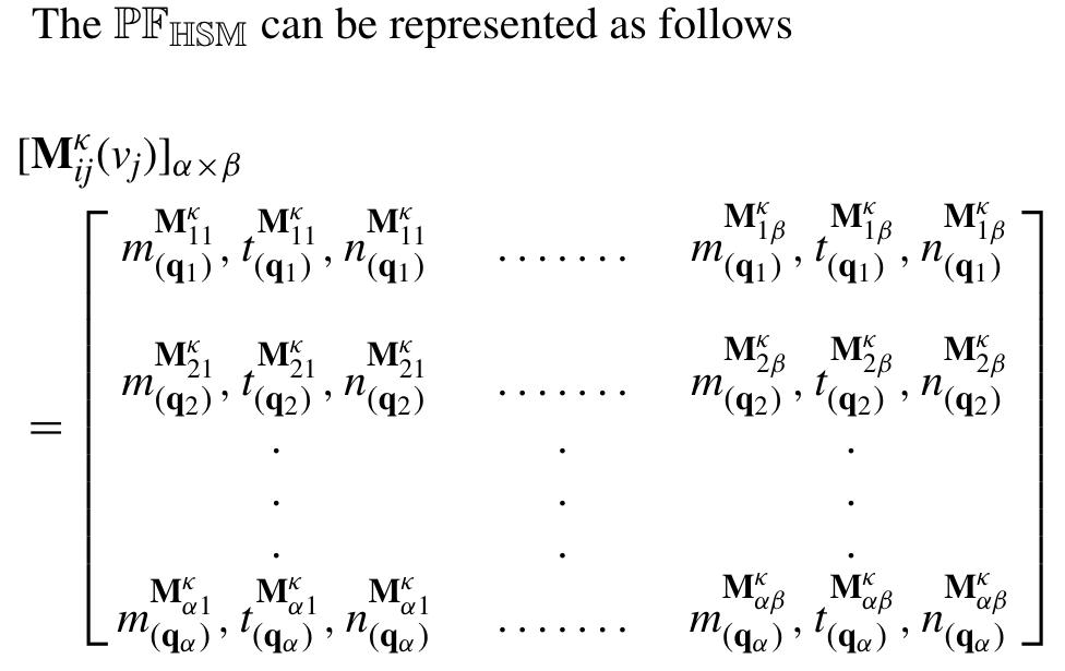 Definition 8: Let (Mi, H¢) and (Mj, H¢) be two PFsss over Q then the normalized Hamming distance 