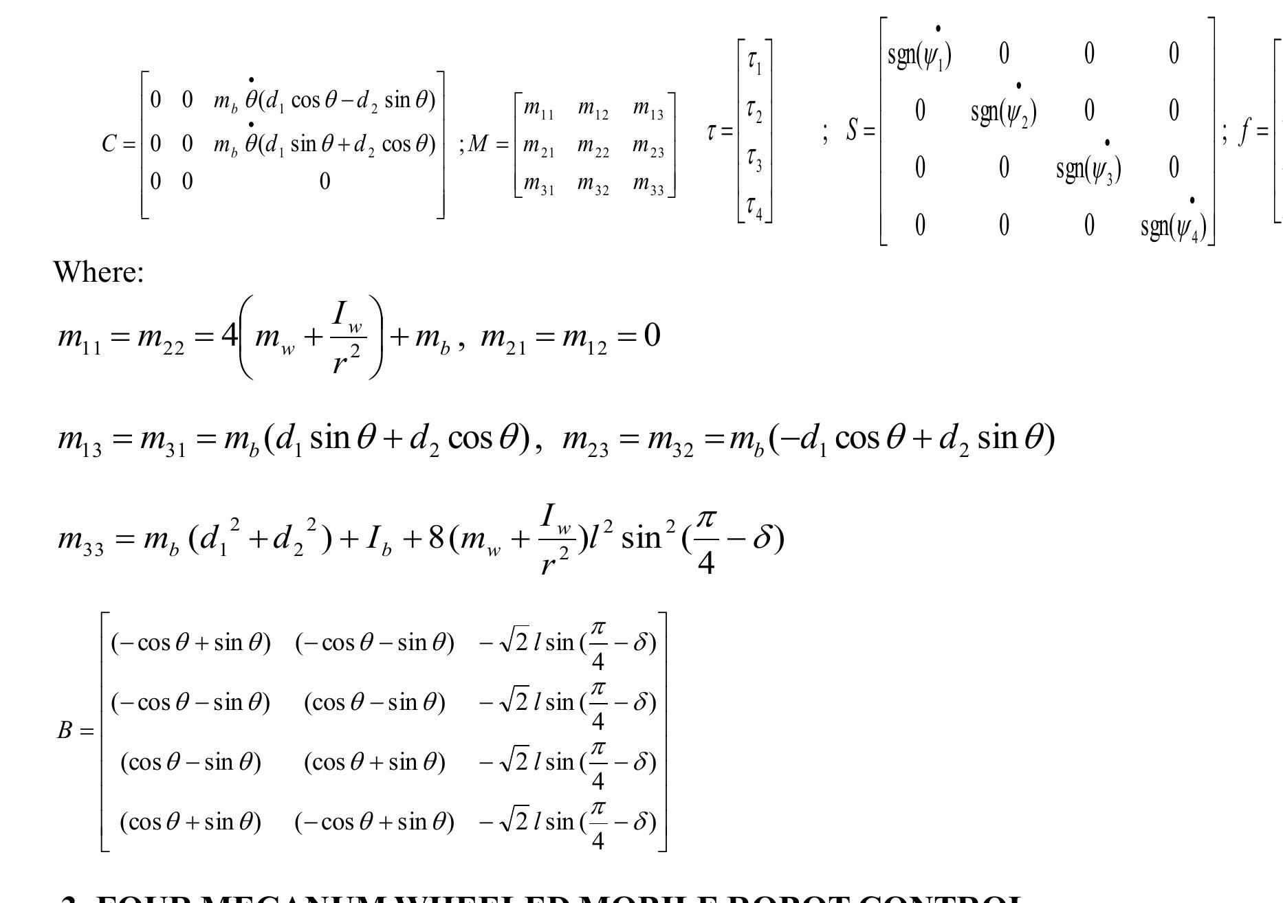(PDF) Modeling and Control of Wheeled Mobile Robot With Four Mecanum Wheels
