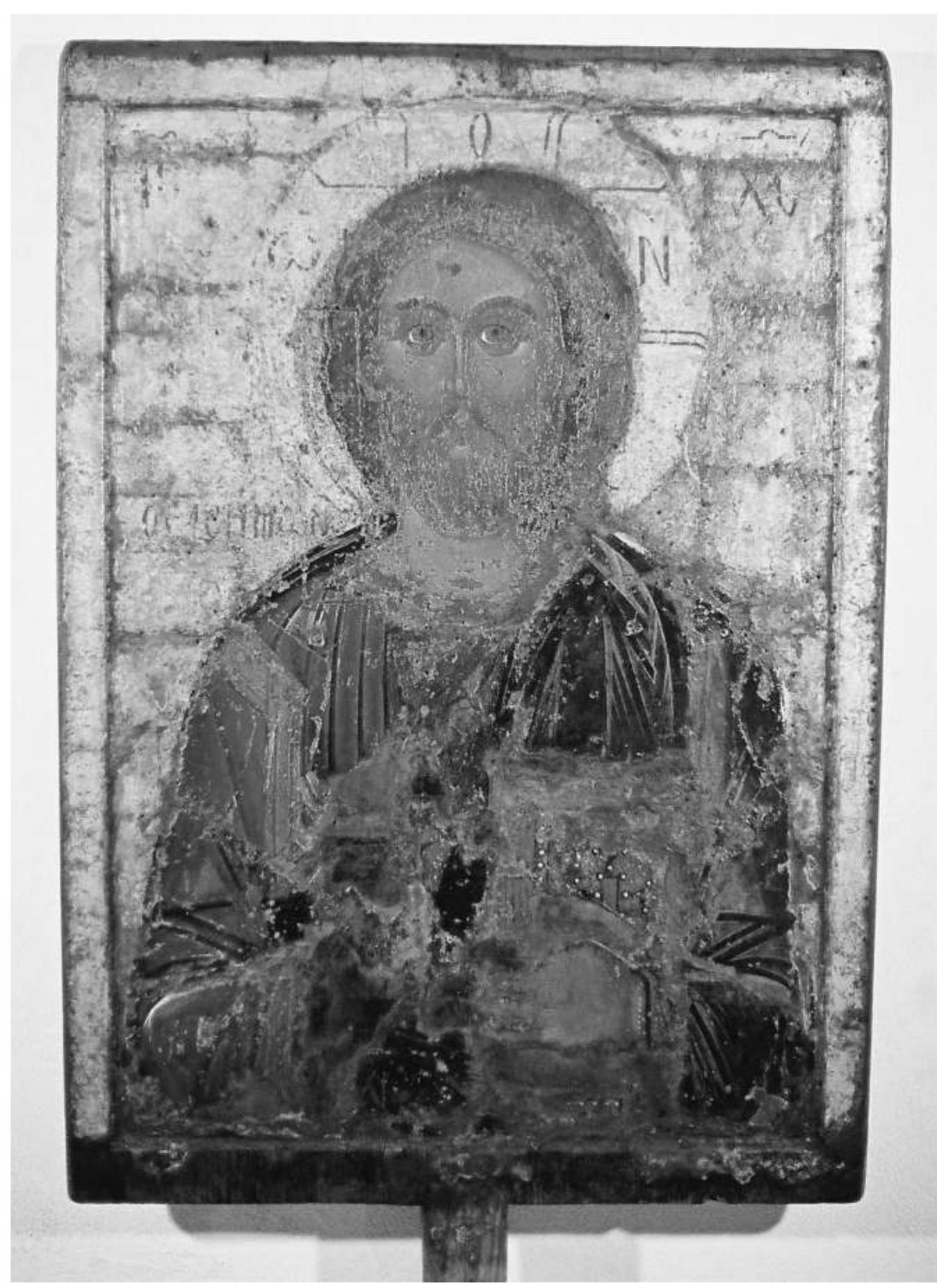 FIGURE 14: Lindos, church of the Dormition. Icon of the Christ Eleemon, c. mid-15* c. 