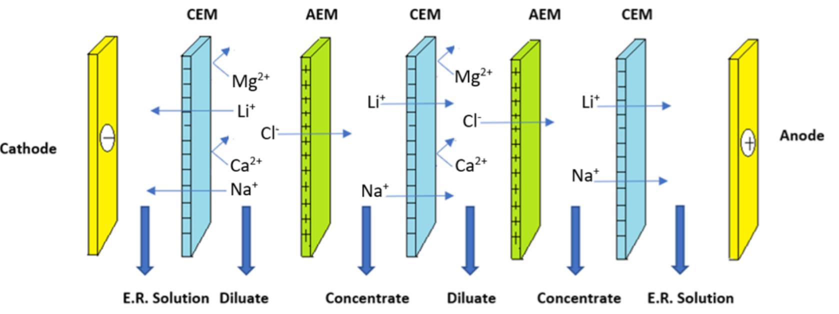 E. r.: electrode rinse solution cem: cation exchange