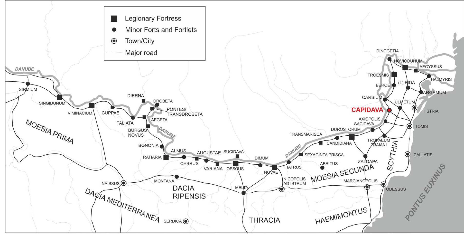 The Lower Danube provinces of the Roman Empire (4th — early 7th c. AD) 