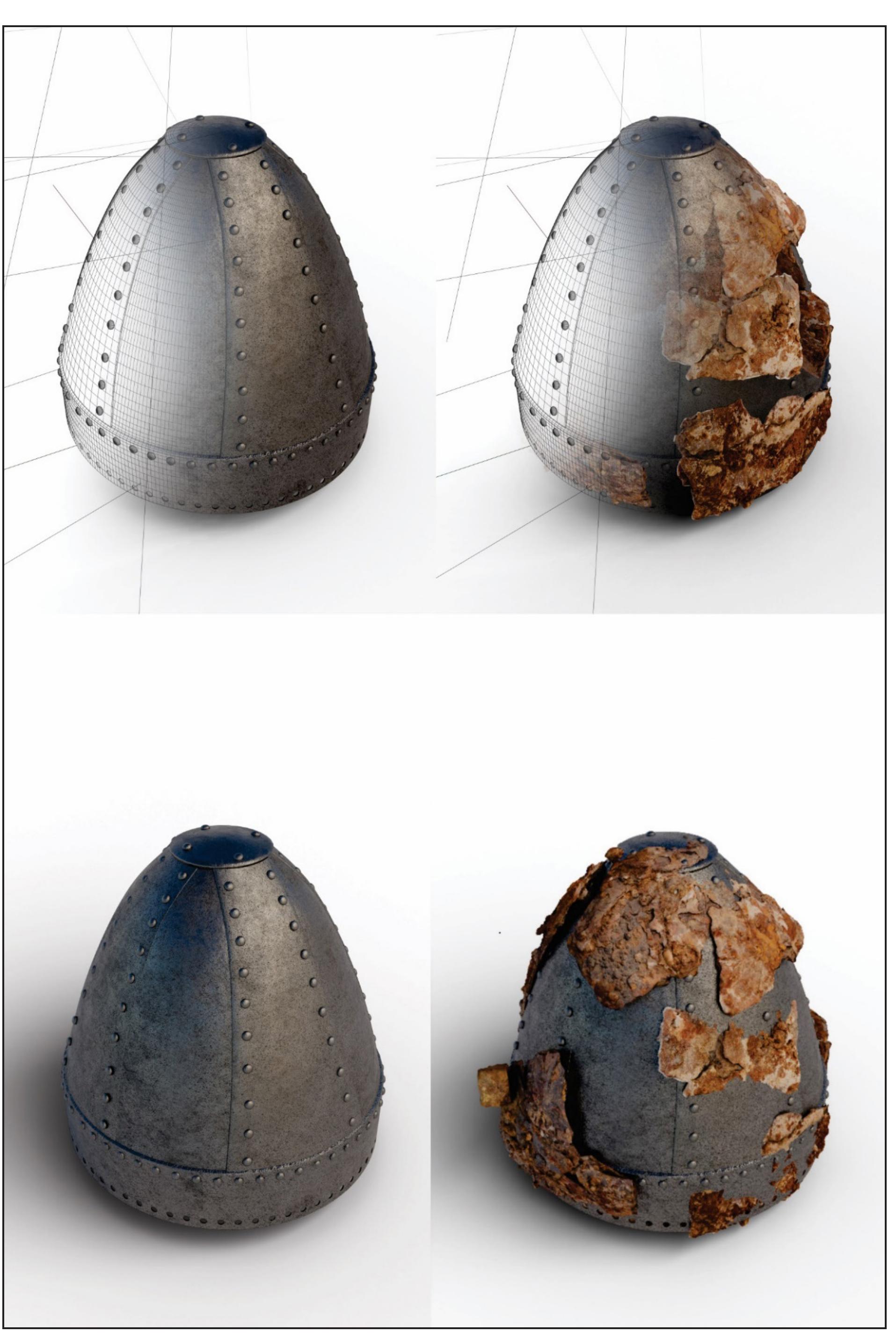 PI. I. Virtual anastylosis — work in progress. 