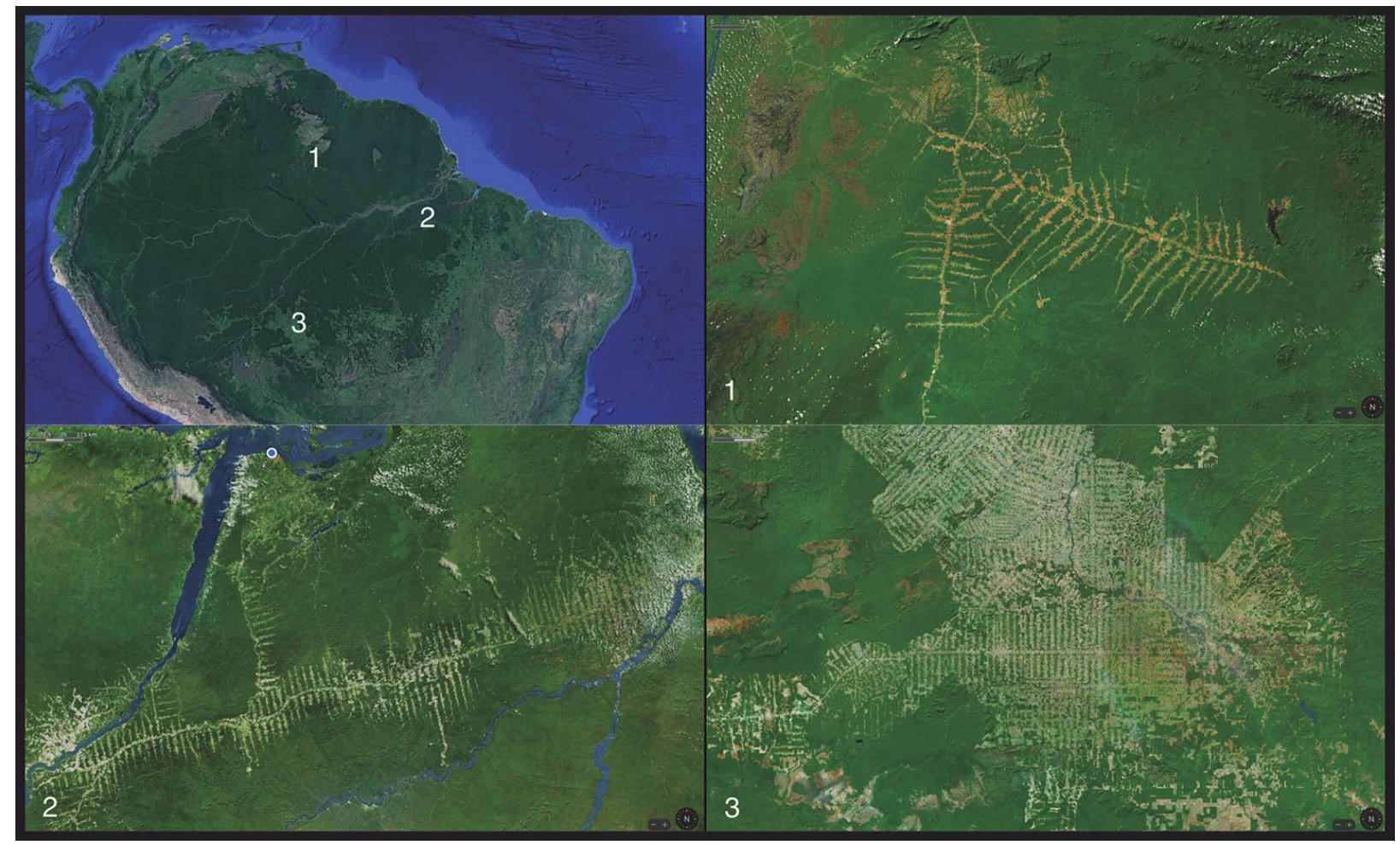 Source: Google Earth and Apple Maps. 