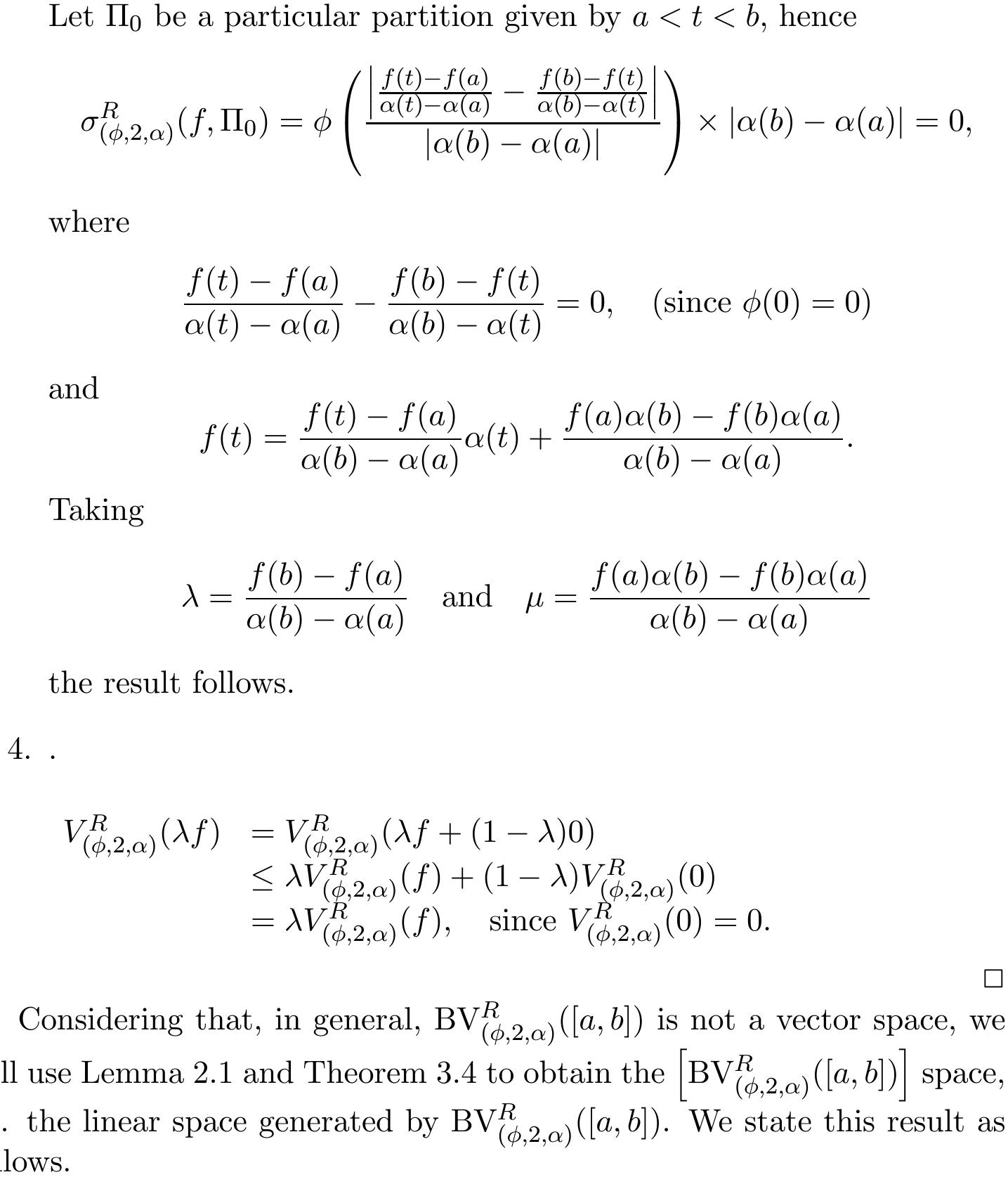 (PDF) On functions of (ϕ, 2, α)-bounded variation