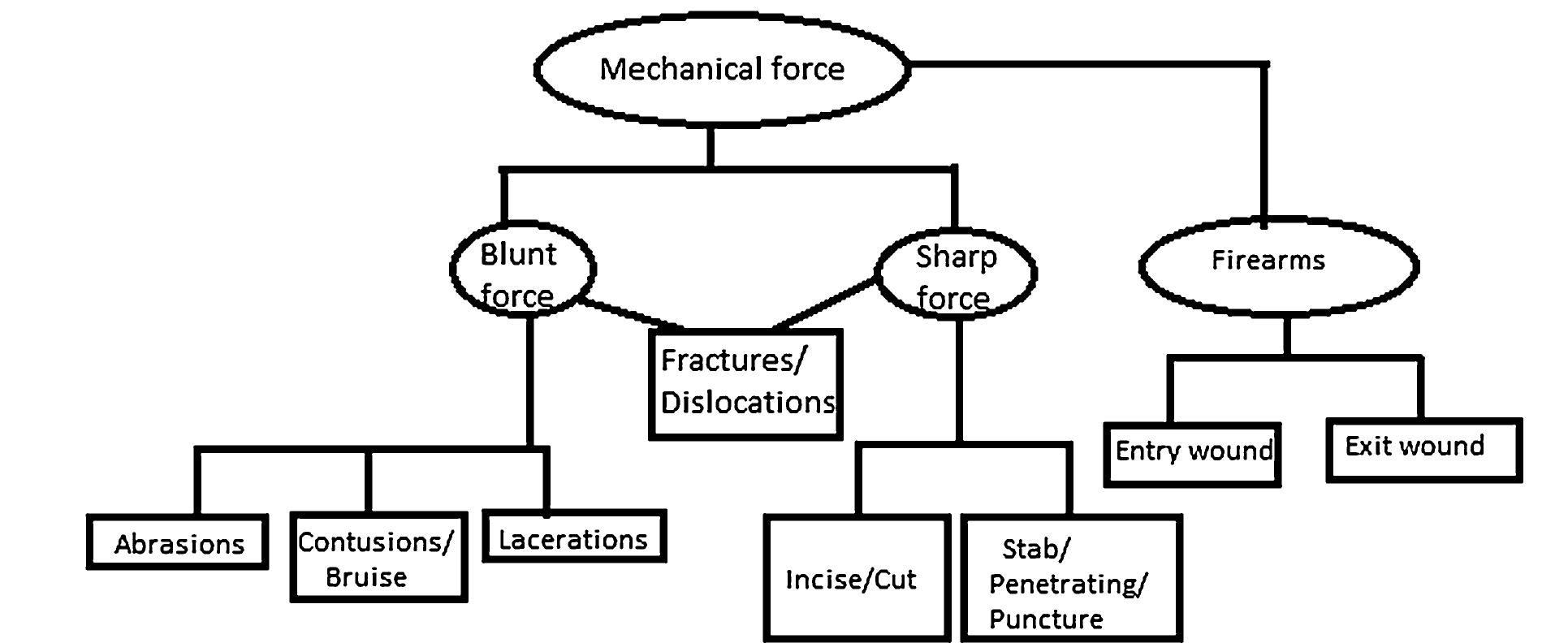 Classification according to mechanical force
