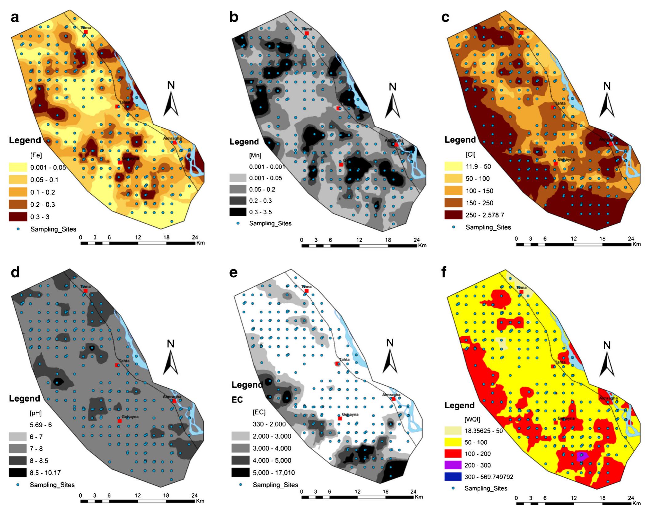 (PDF) Assessment and modeling of groundwater quality using WQI and GIS ...