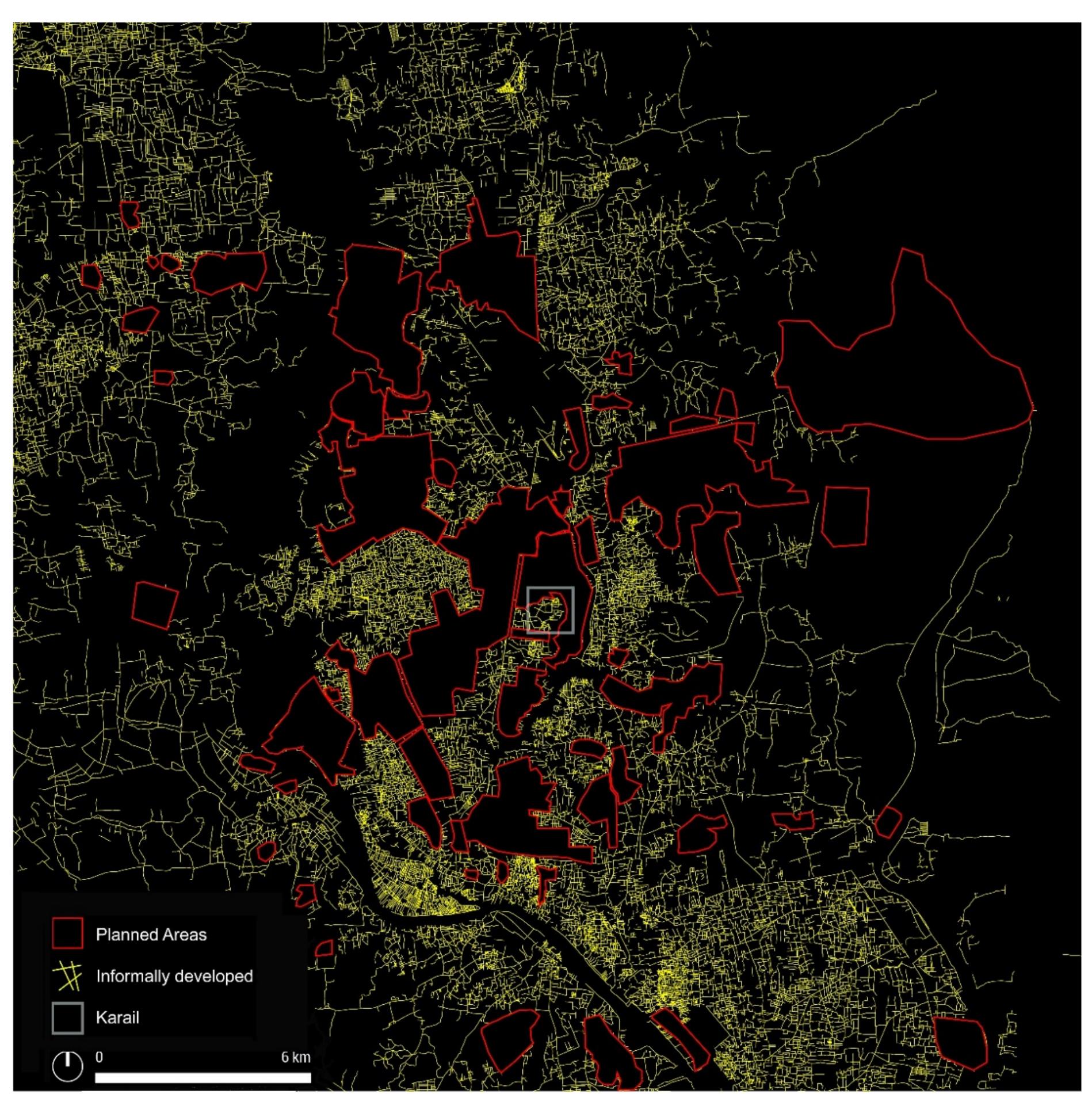 Tracing the spatial transformation in dhaka so far nas
