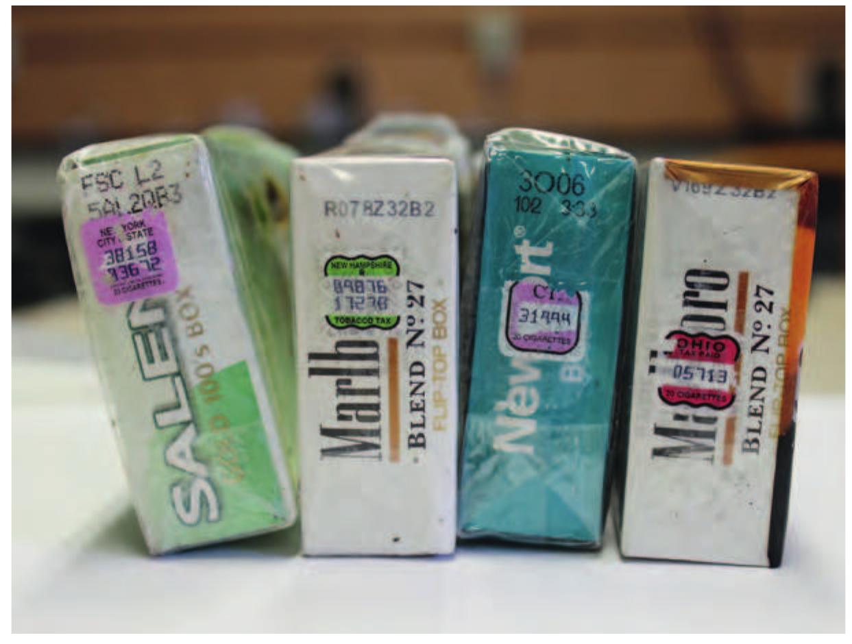 cigarette cellophane wrapper Figure 5