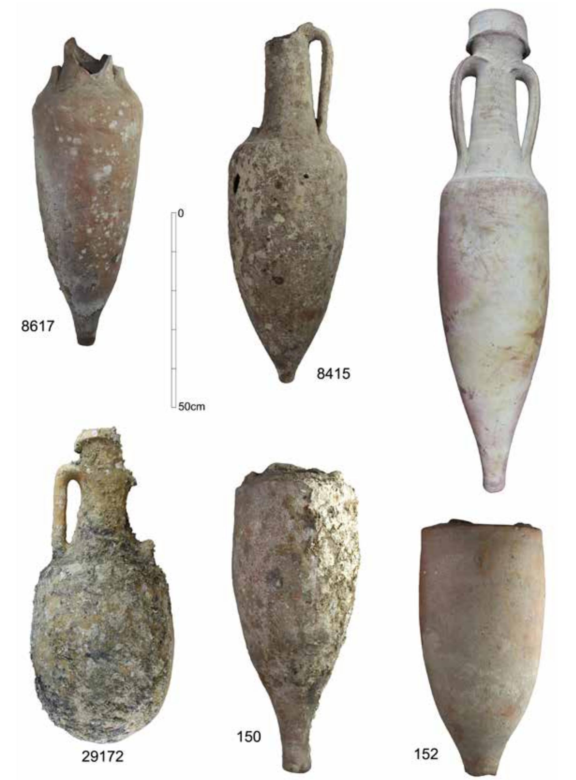 Fig. 5. Anforas itdlicas importadas: Dressel 1A/C y Lamboglia 2 (29172). 