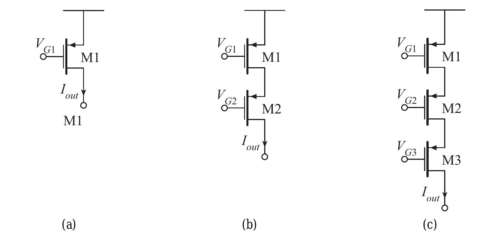 Re5.8 schematic view of pmos current sources using (a)