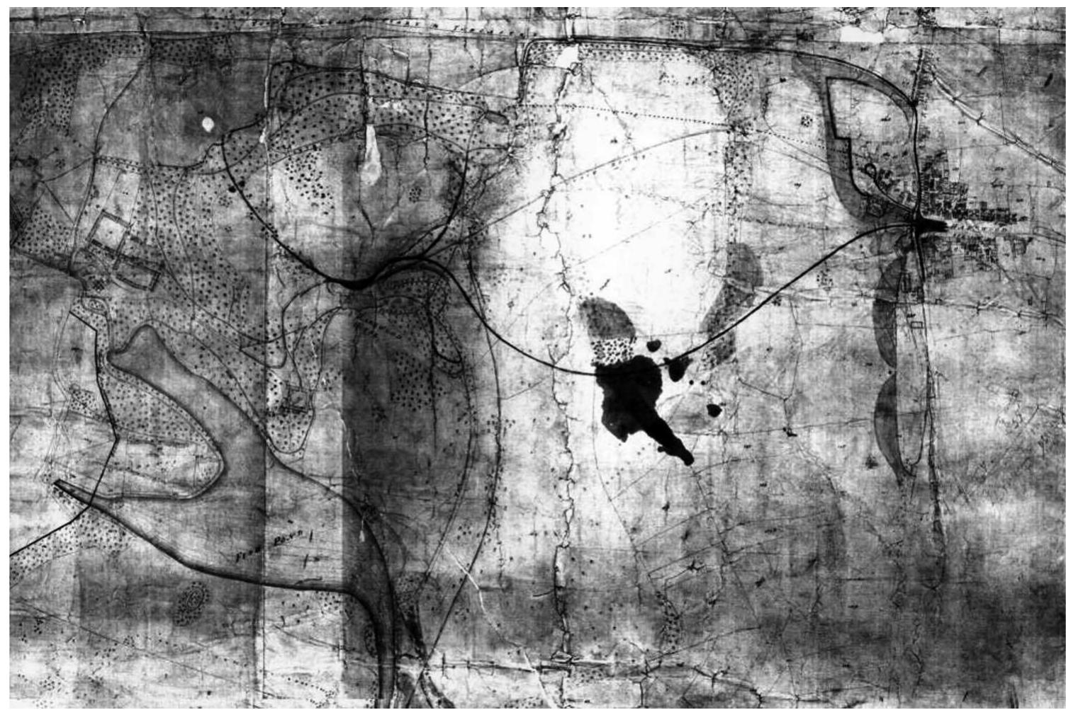 Jonathan teal’s map of harewood from 1796. it has been