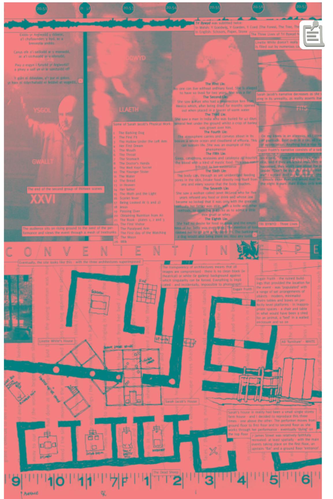 Figure 3. Tri Bywyd — image and document.  MICHAEL SHANKS AND TIMOTHY WEBMOOR 